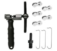 coalwop Smagliacatena Bici Universale Kit - Attrezzo per Catena Bicicletta per 5-12 velocità Compatibile con Sram/Shimano/KMC, Acciaio Durabile Attrezzi per Bicicletta