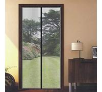 COAOC Zanzariera Magnetica per Porte, Zanzariera Letto Ultra Silenzioso per Porte d'Ingresso,Porte, Cortili - Nero 100x200cm(39x79inch)