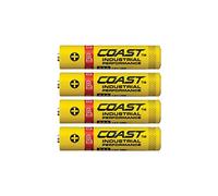 Coast Confezione da 4 batterie alcaline AAA ad alte prestazioni