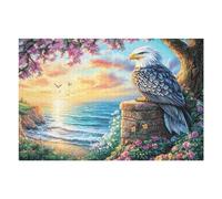Coast Flying Eagle Puzzle 1000 Pezzi Raffaello Per Collezionisti Cartone Di Alta Qualità Opere Rinascimentali Per Decorazione Ufficio Da Passatempo Qualità Premium 1000 PCS