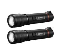 Coast G60R - Torcia a LED ricaricabile impermeabile, 1000 lumen, confezione da 2