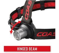 Coast LED 185 Lumen Testa Torcia Lampada 52m Range 3 Ore Resistente All'Acqua