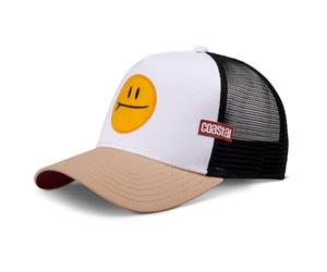Coastal - Berretto Surf & Smile - Trucker Cap Meshcap Cappellino, sabbia/beige/nero, Taglia unica
