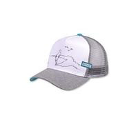 Coastal Hft Cappello Rider Bianco/Grigio High Trucker Maglia Berretto Snapback
