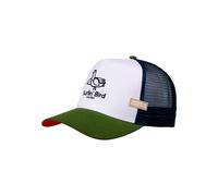 Coastal Surfin' Bird Bianco Verde Oliva Berretto da Camionista Regolabile