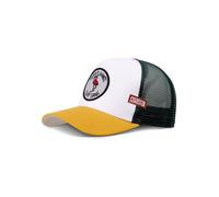 Coastal Cappello da baseball 'HFT Filthy Flamingo' giallo / rosso ciliegia / nero / bianco, Taglia 55-60