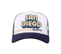 Coastal Hft Trucker Cap San Diego Bianco/Blu Marino Berretto da Baseball Rete
