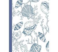 Coastal Chic Graph Paper Composition Notebook
