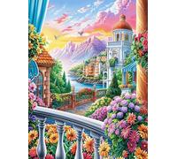 Coastal City at Sunset Puzzle 1000 Pezzi Per Regalo Di San Valentino Cartone Spesso Per Coppie Magical Accompany Fairy Tale Per Serate in Casa Insieme Con Confezione Regalo Edizione Esclusiva 1000 PCS