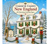 Coastal & Country New England: 40 Charming Coloring Pages