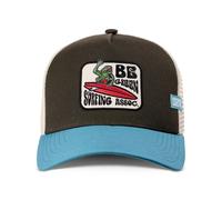 Coastal HFT Be Green Trucker Cap Olive/Turqouise Unisex Basecap Ricamo Rana