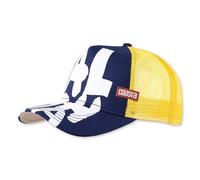 Coastal Hft Big Aloha Blu Marino/Giallo High Fitted Trucker Cap Djinns Spiaggia