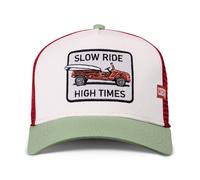 Coastal HFT Cap Slow Ride Trucker Stone/Shilf Basecap Meshcap Da Spiaggia Surf