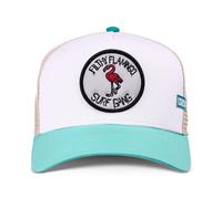 COASTAL HFT Cappellino Trucker Filthy Flamingo Azzurro/Khaki Con Rete Snapback