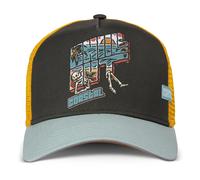 Coastal HFT Cappellino Trucker Snapback Olive/Turchese Basecap Meshcap Surf