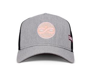Coastal Hft Cappello Mare Ya Grigio Base Trucker Berretto High Fit Maglia Cappy