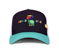 Coastal Hft Costa Rica Cappello Blu Marino High Fit Trucker Berretto Rete