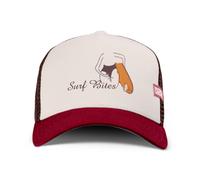Coastal Hft da Surf Bites Trucker Cap Cachi/ Wood/Marrone Scuro Basecap Maglia