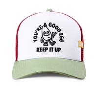 Coastal HFT Good Egg Trucker Cap Cappello Bianco/Verde Con Ricamo Nuovo