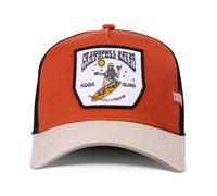 Coastal HFT Grateful Shred Trucker Cap Rust/Sand Basecap Mesh Skelett Surfen