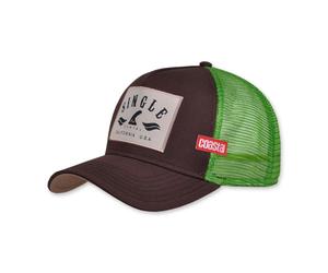 Coastal Hft Singolo Pinna Marrone Trucker Cappello Maglia Berretto da Baseball