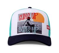 Coastal HFT Suns Up Cappellino Trucker Mesh Regolabile Bianco Navy Turchese