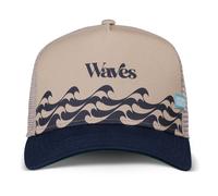 Coastal Hft Trucker Cap Bauhaus-Wave Sabbia/Navy Berretto da Baseball Rete Onde