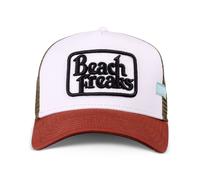 Coastal - Beach Freaks (White/Wine) - Trucker Cap Meshcap Berretto Cappy Capps, Bianco/vino., Taglia unica