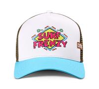 Coastal Hft Trucker Cap da Surf Frenesia " Bianco/Turchese " Berretto Baseball