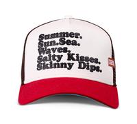 Coastal HFT Trucker Cap Estate Sea Stone/Red Basecap Mesh Cappello Onde Snapback