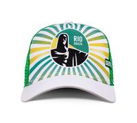 Coastal HFT Trucker Cap Rio Brasile Snapback Mesh Cap Bianco/Verde