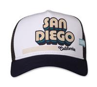 Coastal Hft Trucker Cap San Diego Bianco/Blu Marino Berretto da Baseball Rete