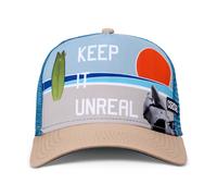 Coastal Hft Unreal Cachi/ Teal High Trucker Cappello Retato Surfing Baseball