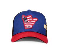 Coastal Hft US Shaka Cappello Blue High Trucker USA Berretto da Baseball Surfing