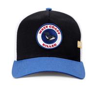Coastal HFT WC Killer Trucker Cap Navy/Blu Basecap Cappellino Orca Patch Nuovo