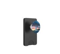 Coastal Lighthouse Sailboat Ocean Sunset Scenic Artwork PopSockets PopWallet per MagSafe
