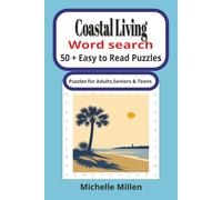 Coastal Living: coast themed easy to read large print word search book
