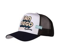 Coastal San Diego White/Navy Trucker cap