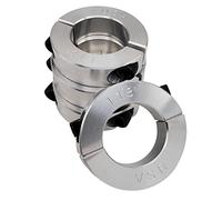 Coastal Shaft Collars - Diametro del foro di 2,9 cm - Collare di serraggio in due pezzi - Alluminio 2024 (confezione da 4)