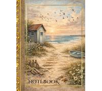 Coastal Sunset Calm: A Relaxing Hardcover Notebook with Todoodles Pages