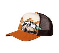 Coastal SurfBubbi Khaki/Rust HFT Trucker Cap - One-Size