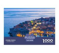 Coastal Town at Dusk Secure Fitting Pieces Choice for Birthdays, Anniversaries And Special Occasions 52x38cm/1000pcs