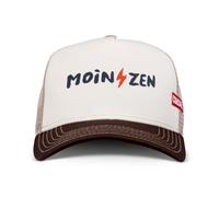 Coastal Trucker Cap Hft Moinzen Bianco / Marrone/Cachi Basecap Cappello Maglia