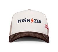 Coastal Trucker Cap Hft Moinzen Bianco / Marrone/Cachi Basecap Cappello Maglia
