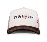 Coastal Trucker Cap Hft Moinzen Bianco / Marrone/Cachi Basecap Cappello Maglia