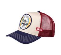 Coastal Trucker Cap Hft Rainbow Beige/Blue / Wine Berretto da Baseball Cappuccio