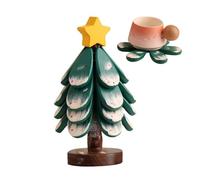 Coaster Per Alberi - Sottobicchieri Di Alberi Di Natale Decorativi, Sottobicchieri In Legno Per Caldi, Sottobicchiri Di Di Legno, Bevande Da Cucina Decorazione Del Supporto Per Le Vacan