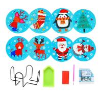 Coasters di Natale - Sottobicchiere di bevande natalizie | Brink-brink Coasters | Mattes de Mug Vacanze riutilizzabili per bevande calde e fredde | Decorazioni per la tavola di festa per la casa