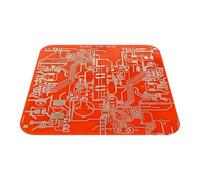 Coasters For Drinks - Non Slip Circuit Board | Mug Mat Set, Creative Fiberglass Table Coasters, Protective Drink Pads With/for Coffee Drink Bar Desk Home Room Kitchen Dining Room Bedroom