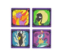 Coasters ufficiali Spyro the Dragon in silicone, confezione da 4